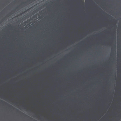 Chanel Leather Diamond Stitch Convertible Bag Black 9 of 13