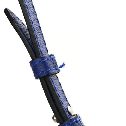 Alexander McQueen Pebbled Calfskin Small Skull Padlock Zip Around Tote Ultramarine 12 of 15