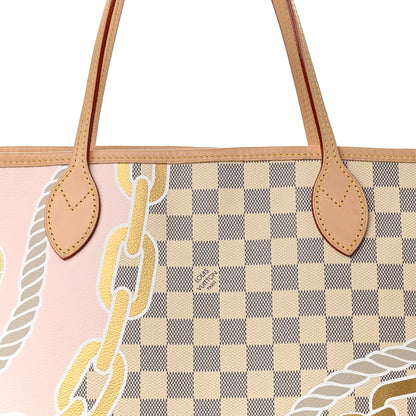 Louis Vuitton Damier Azur Nautical Neverfull MM 8 of 12