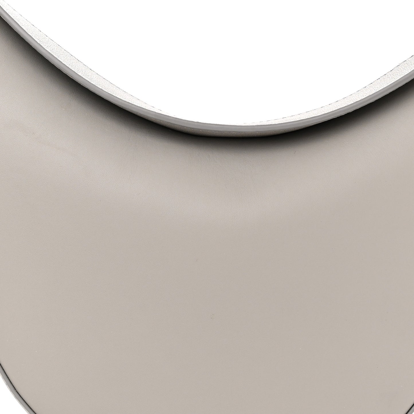 Satin Calfskin Jacquard Luna Bag Pearl Grey