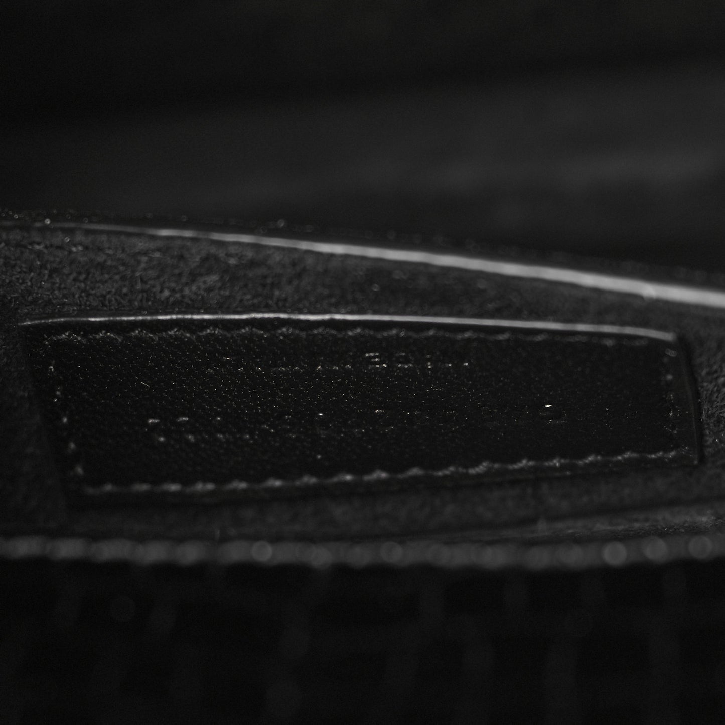 Calfskin Crocodile Embossed Medium Monogram Sunset Black