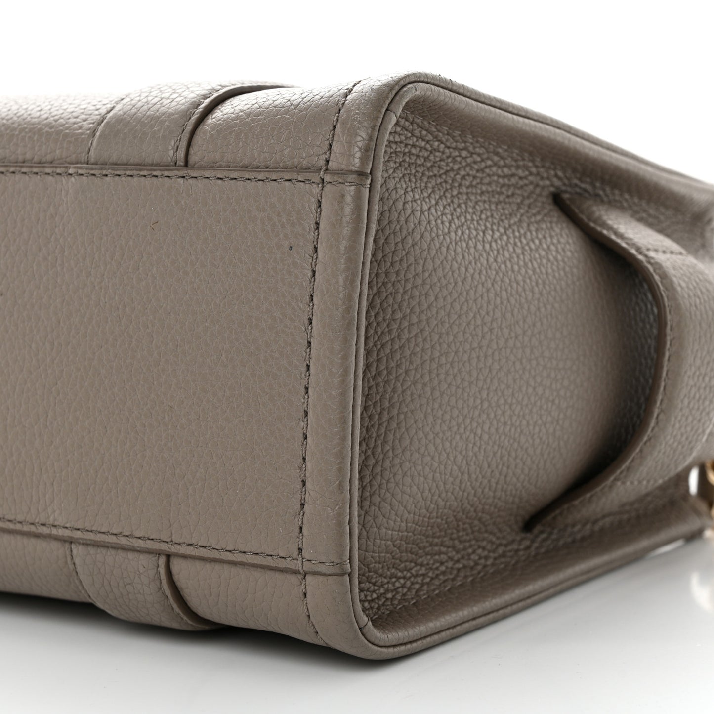 Grained Calfskin Small The Tote Bag Cement