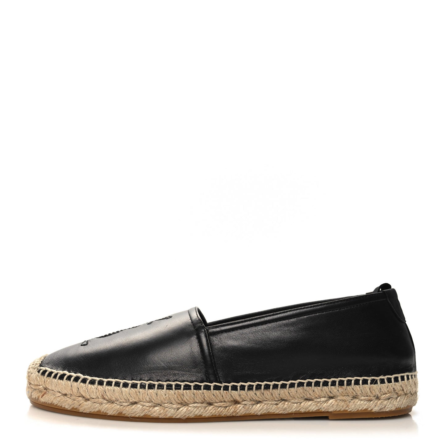 Lambskin Mens Monogram Espadrilles 40 Black