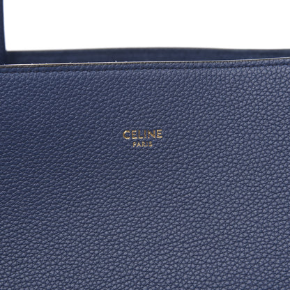 Celine Soft Grained Calfskin Small Belt Cabas Phantom Deep Blue 9 of 9