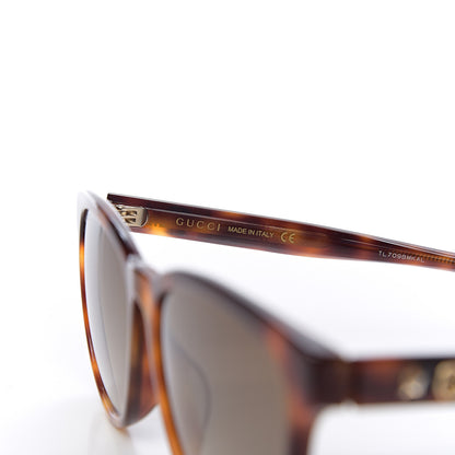 Gucci Round Frame Star Sunglasses GG0232SK Tortoiseshell 6 of 8
