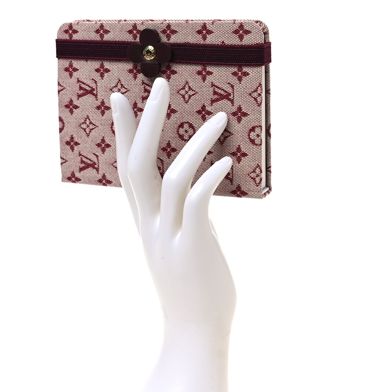 Louis Vuitton Mini Lin Notebook Cherry 2 of 6