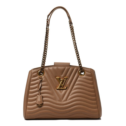 Louis Vuitton Calfskin New Wave Chain Tote Noisette 1 of 7