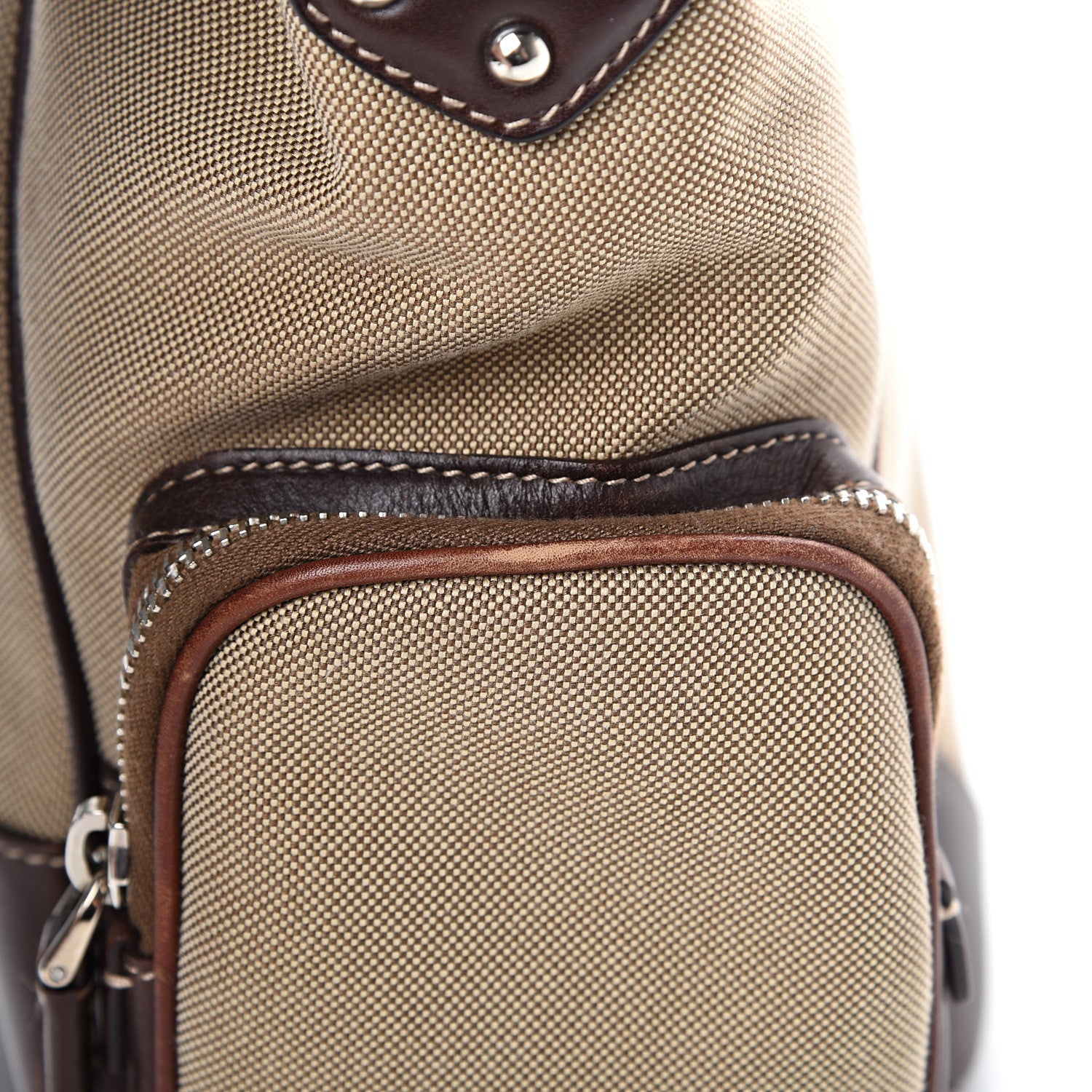 Prada Jacquard Logo Hobo Corda Bruciato 16 of 18