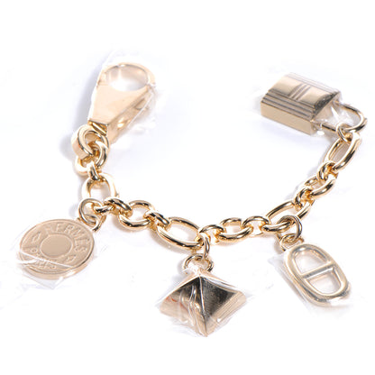 Hermes Permabrass Olga Bag Charm Gold 1 of 5