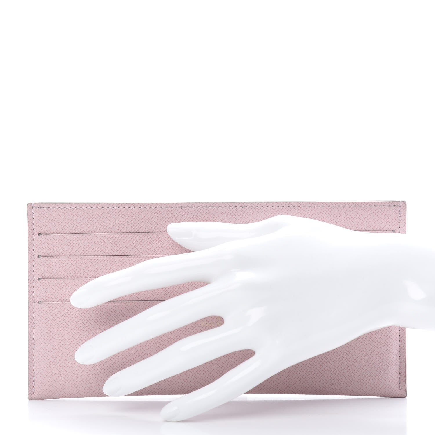 Louis Vuitton Calfskin Felicie Card Holder Insert Rose Ballerine 2 of 7