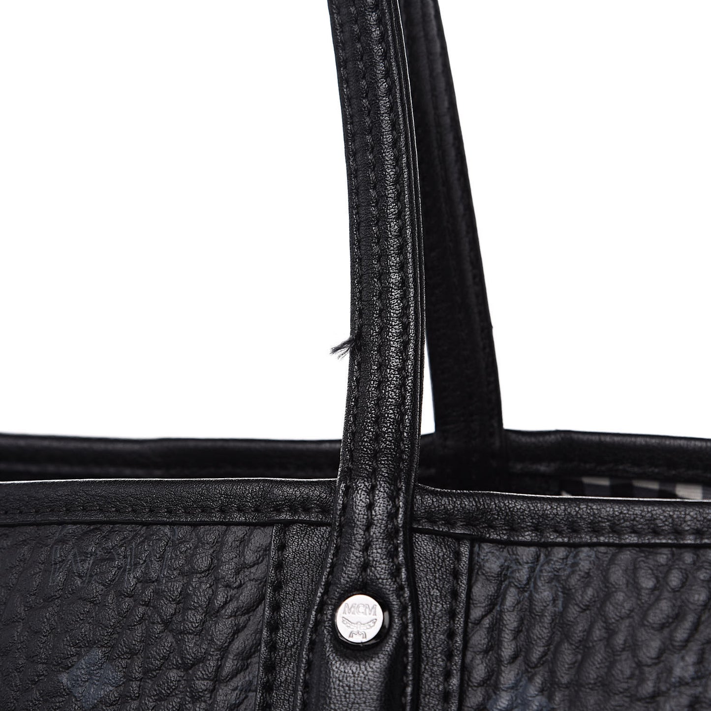 Visetos Medium Liz Reversible Shopper Tote Black