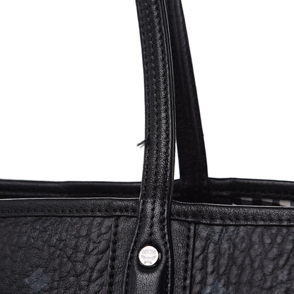 MCM Visetos Medium Liz Reversible Shopper Tote Black 15 of 21
