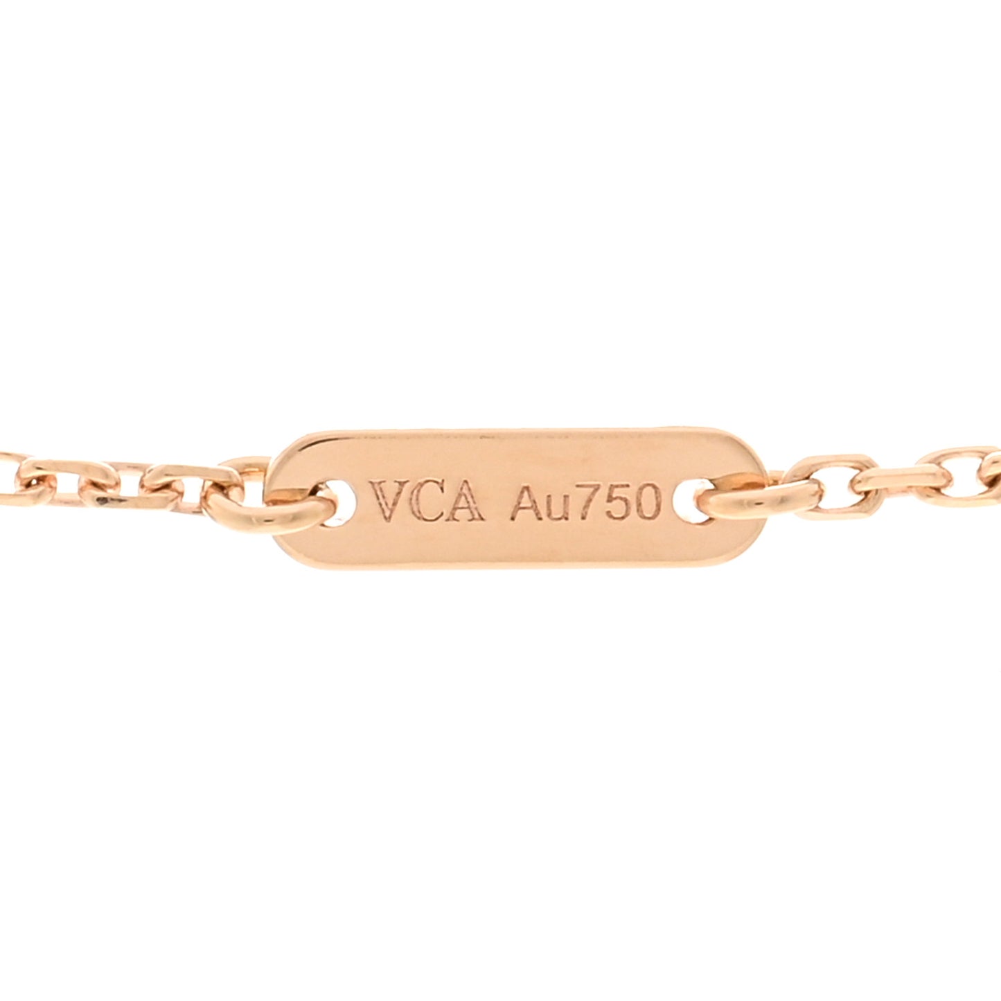 18K Rose Gold Sweet Alhambra Pendant Necklace