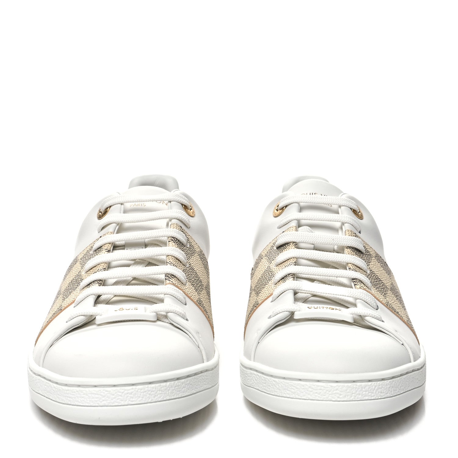 Louis Vuitton Damier Azur Front Row Sneaker 40.5 White 2 of 8