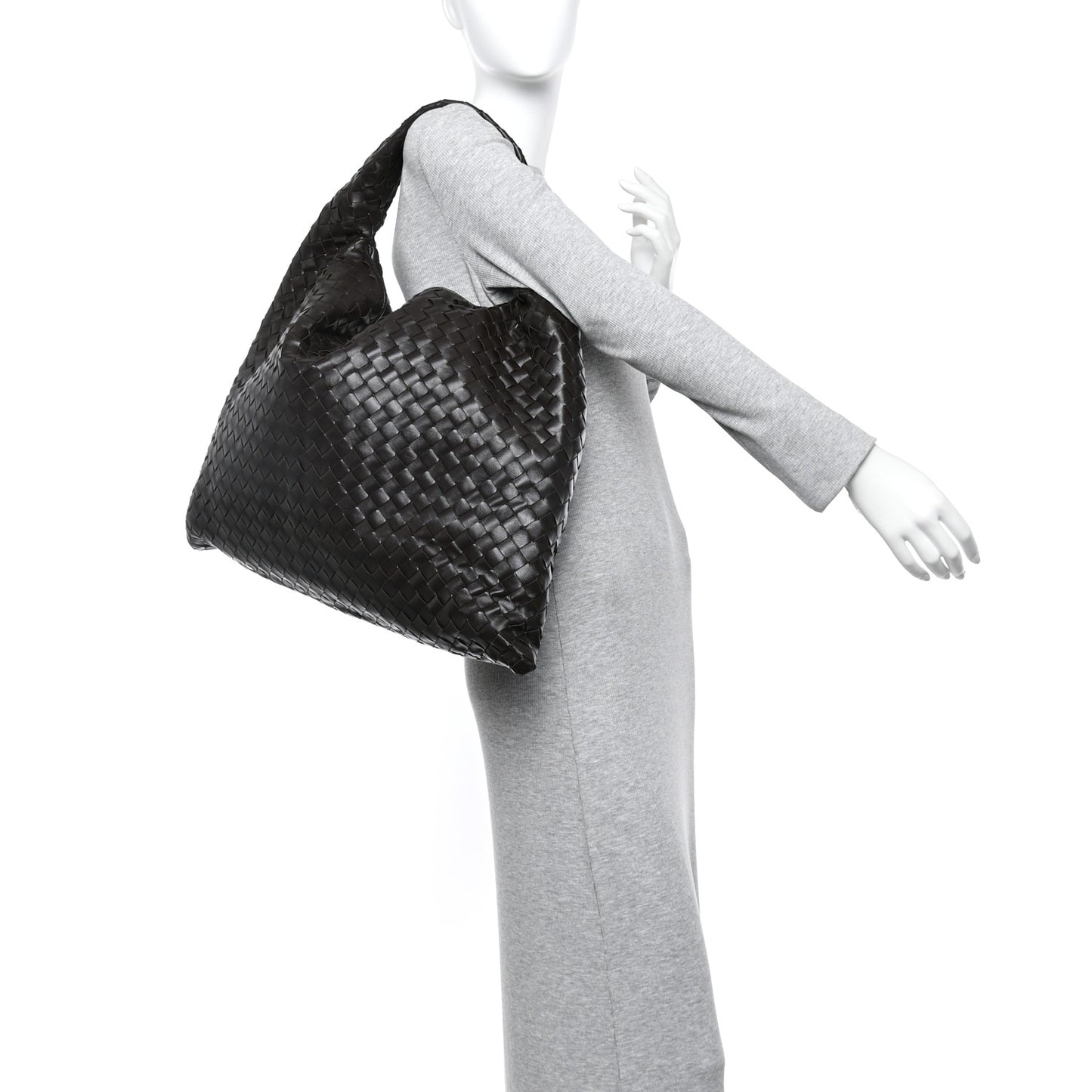 Calfskin Intrecciato Large Hop Fondant