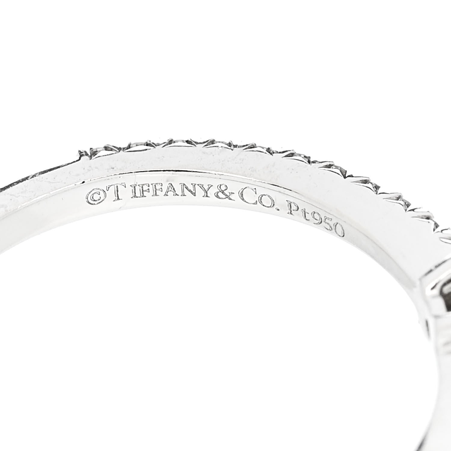 Tiffany Platinum Diamond 0.16ct Novo Round Cut Engagement Ring 47 4 5 of 5