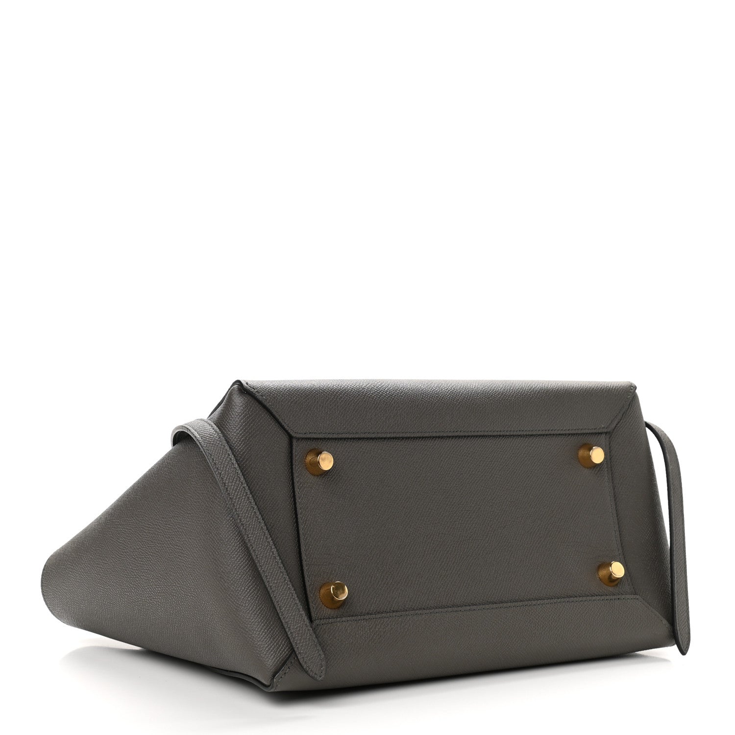 Celine Grained Calfskin Mini Belt Bag Grey 3 of 9