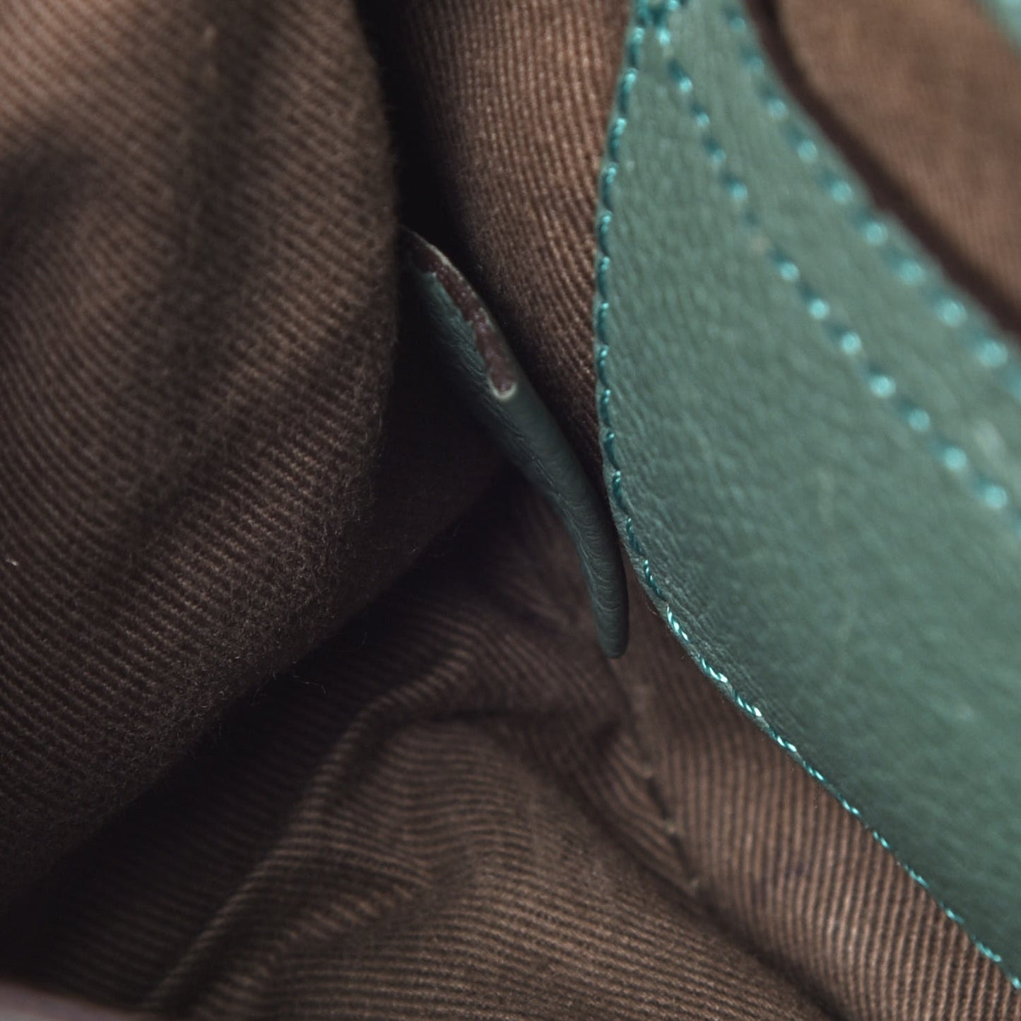 Calfskin Mini Marcie Round Crossbody Bag Eucalyptus