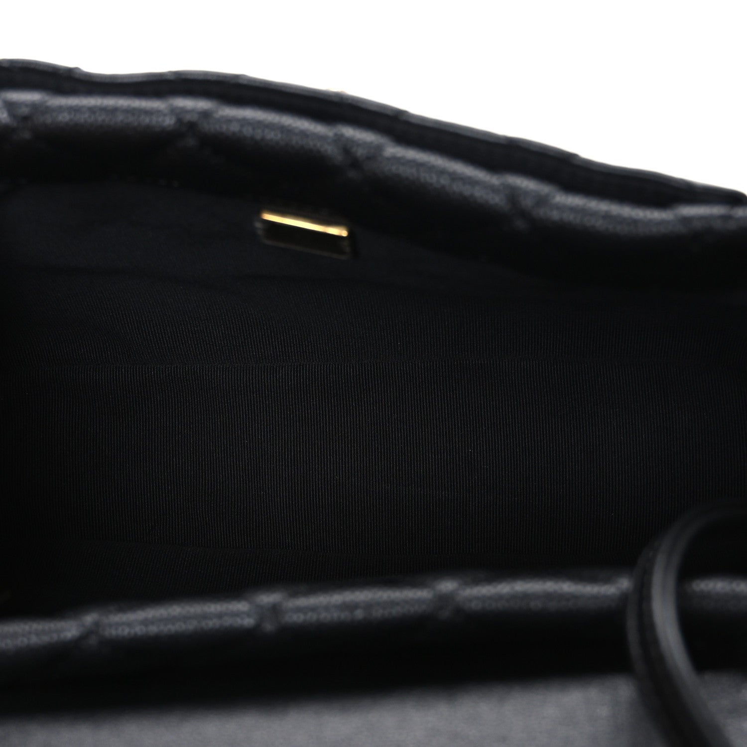 Chanel Caviar Calfskin Quilted Small Top Handle Flap Black 5 of 10