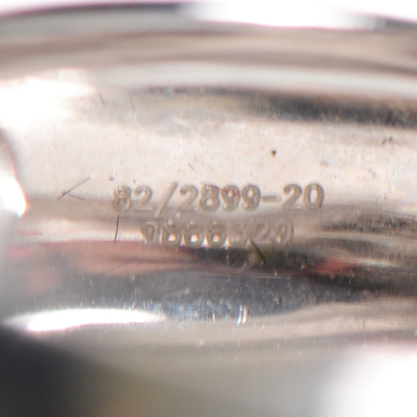 18K White Gold Happy Diamonds Love Ring 6