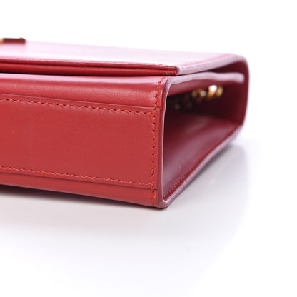 Saint Laurent Smooth Calfskin Medium Classic Monogram Kate Tassel Satchel New Red 12 of 16