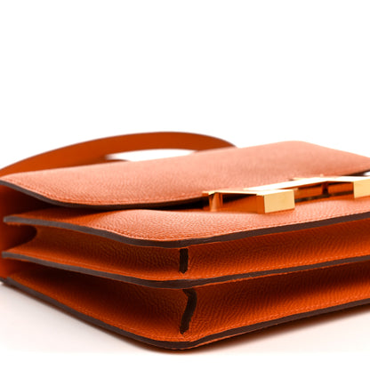 Hermes Epsom Constance 18 Orange 10 of 12