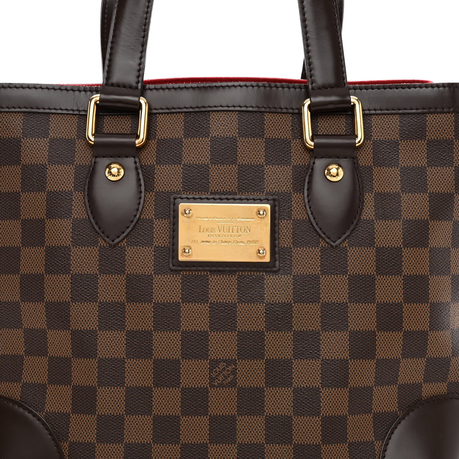 Louis Vuitton LOUIS VUITTON Damier Ebene Hampstead PM 6 of 9
