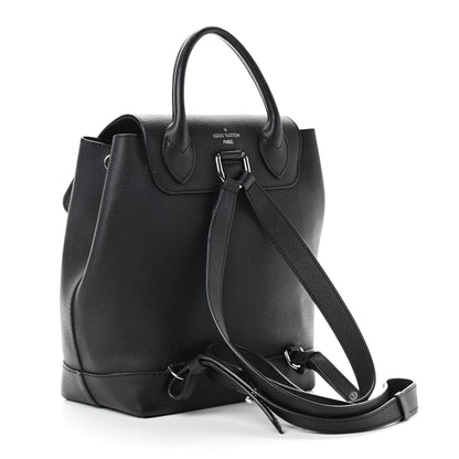 Louis Vuitton Calfskin Lockme Backpack Black 3 of 8