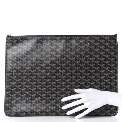 Goyard Goyardine Senat Pochette GM Black 2 of 7