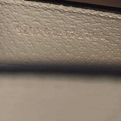 Gucci Textured Dollar Calfskin Web Small Diana Tote Bag Mystic White 7 of 15