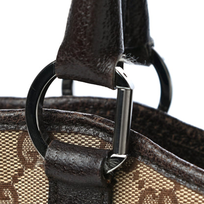 Gucci Monogram Signature Tote Dark Brown 35 of 41