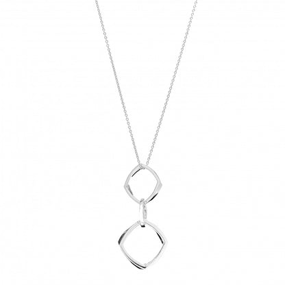 Tiffany Sterling Silver Frank Gehry Triple Torque Pendant Necklace 1 of 4