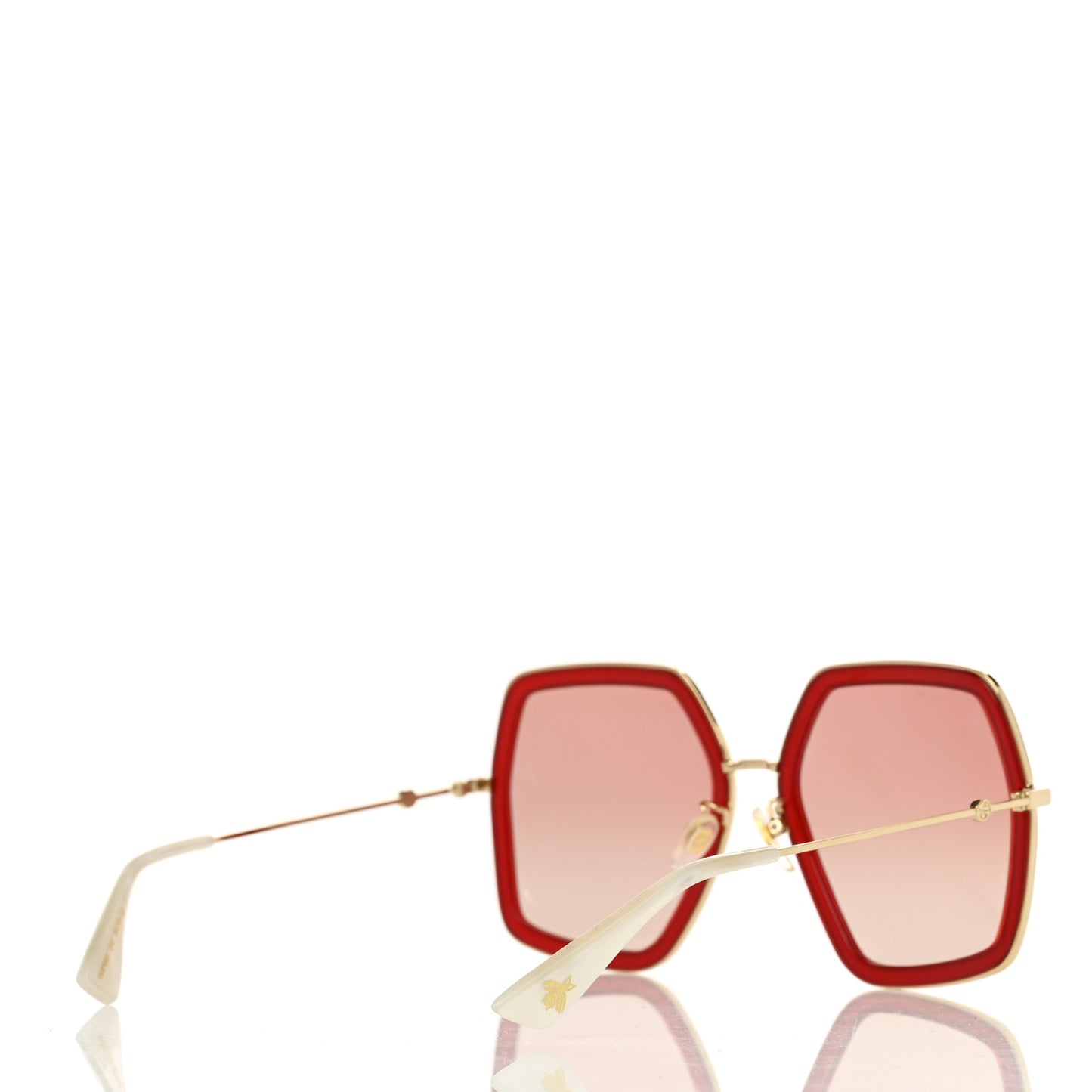 Acetate Oversize Square Frame GG0106S Red