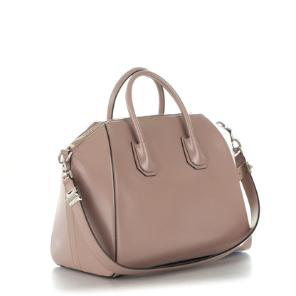 Givenchy Shiny Lord Calfskin Medium Antigona Taupe 3 of 8