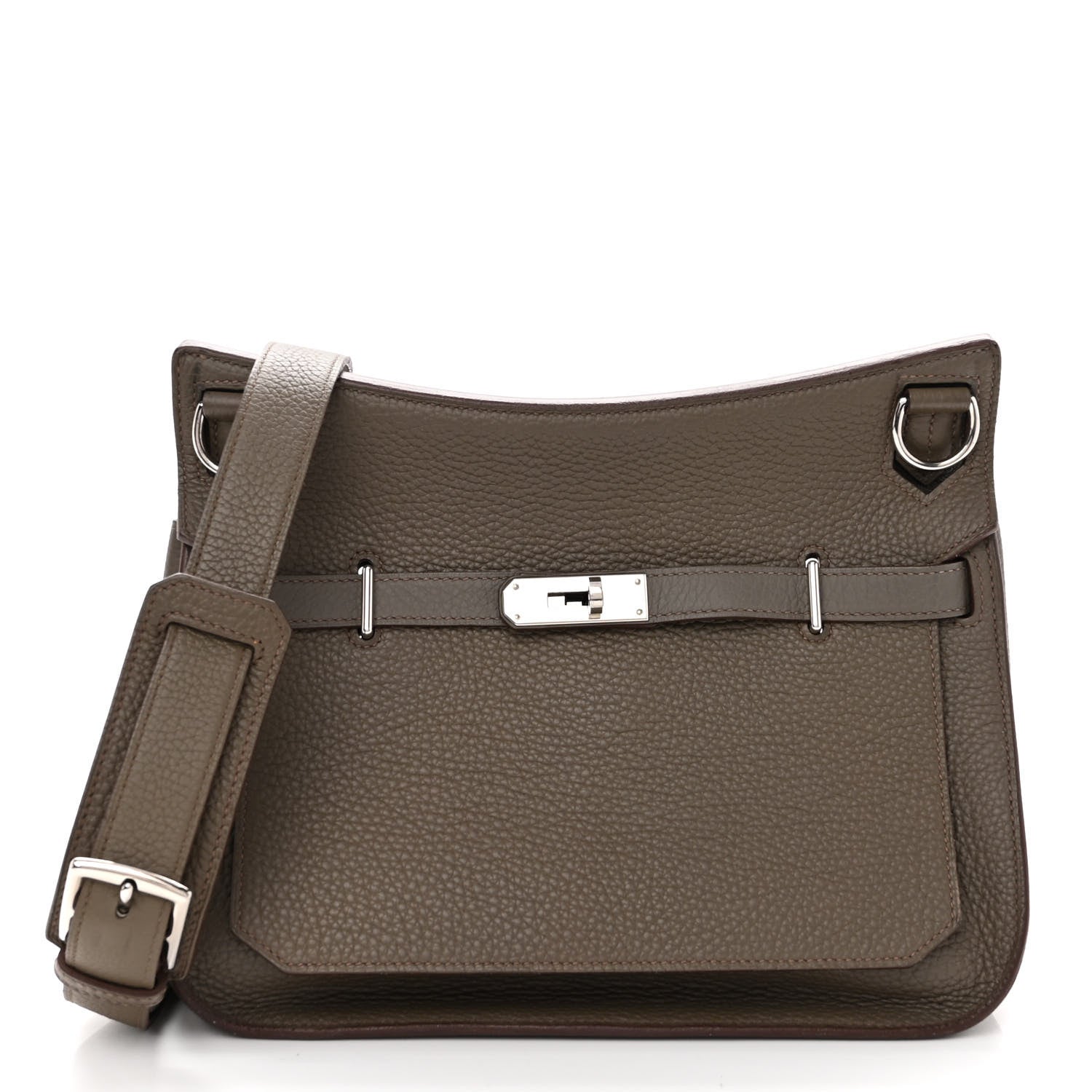 Hermes Taurillon Clemence Jypsiere 28 Gris Tourterelle 1 of 12