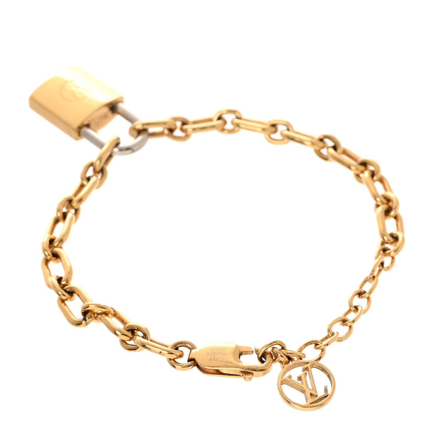 Louis Vuitton Lock It Bracelet Gold 3 of 4