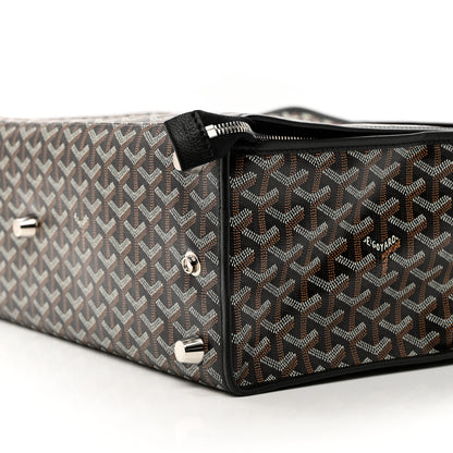 Goyard Goyardine Caravelle 50 Folding Suitcase Black 6 of 7