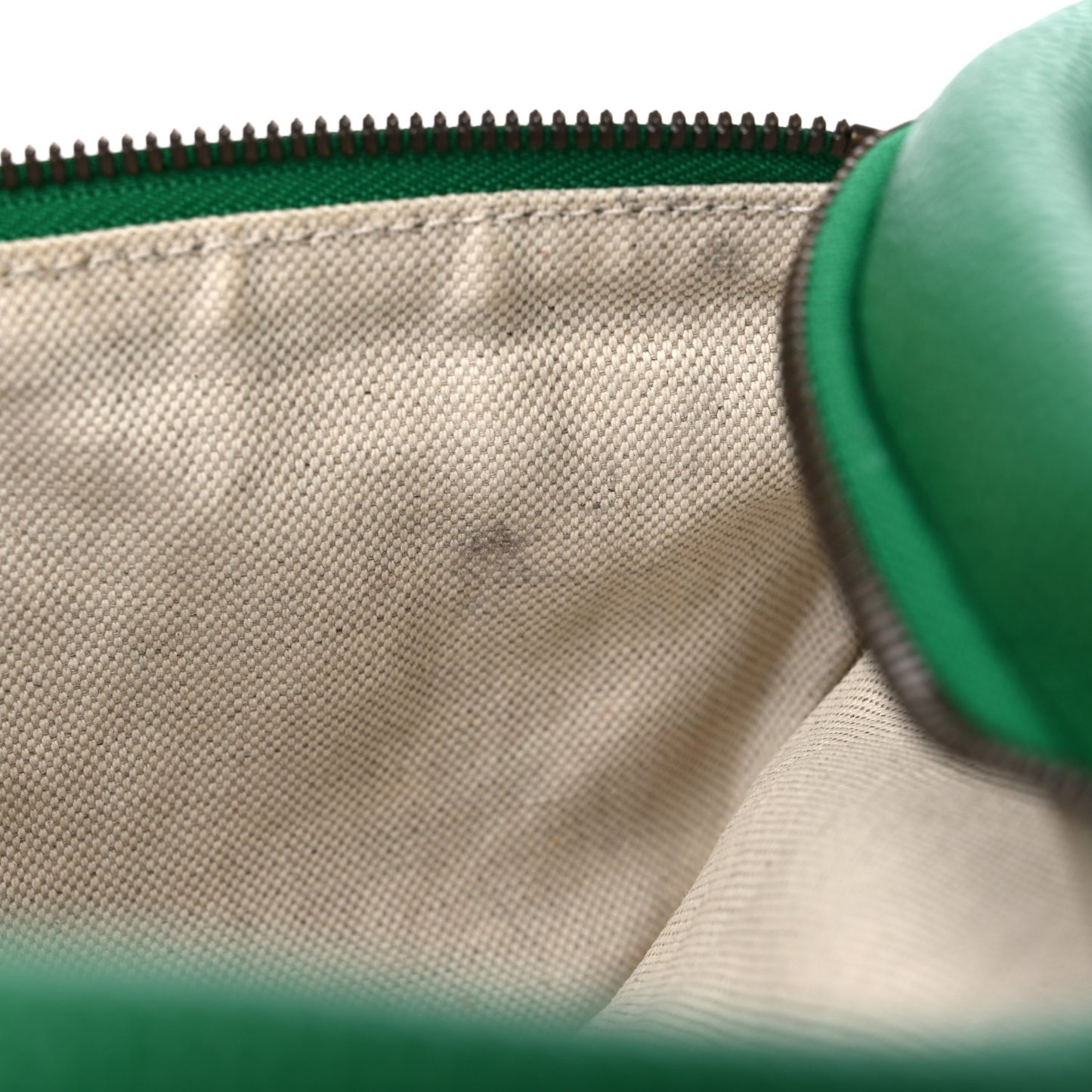 Grained Calfskin Logo Belt Bag Green