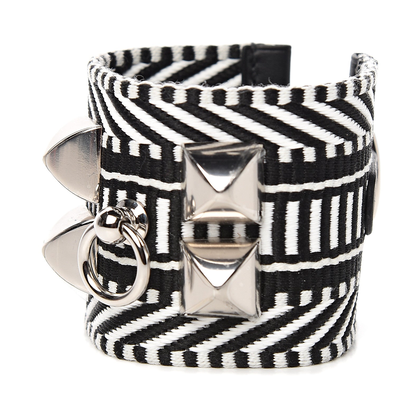 Hermes Toile Sombrero CDC Bracelet Black Ecru 1 of 4