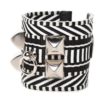 Hermes Toile Sombrero CDC Bracelet Black Ecru 1 of 4