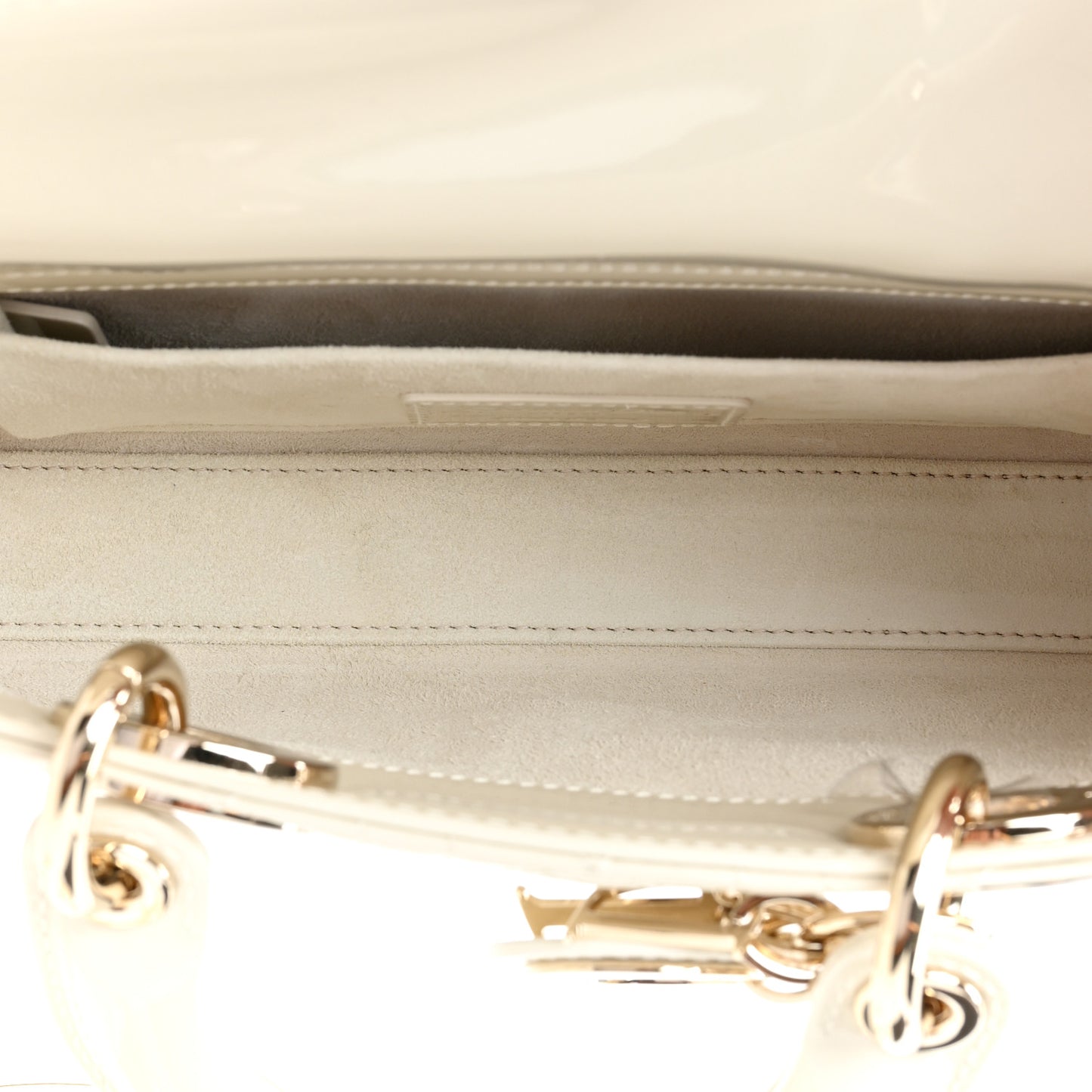 Patent Cannage Small Lady D-Joy Latte