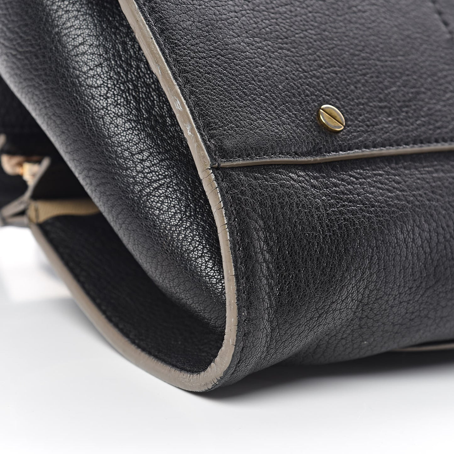 Calfskin Medium Marcie Satchel Black