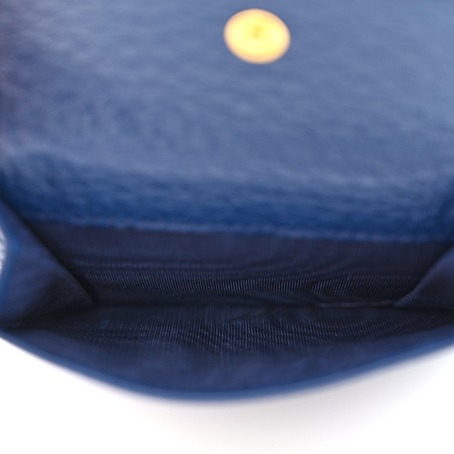 Prada Vitello Daino Small Bi-Fold Wallet Bluette 6 of 10