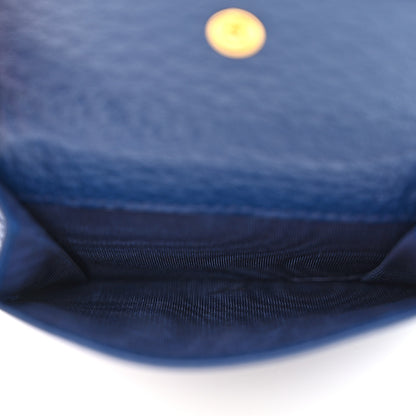 Prada Vitello Daino Small Bi-Fold Wallet Bluette 6 of 10