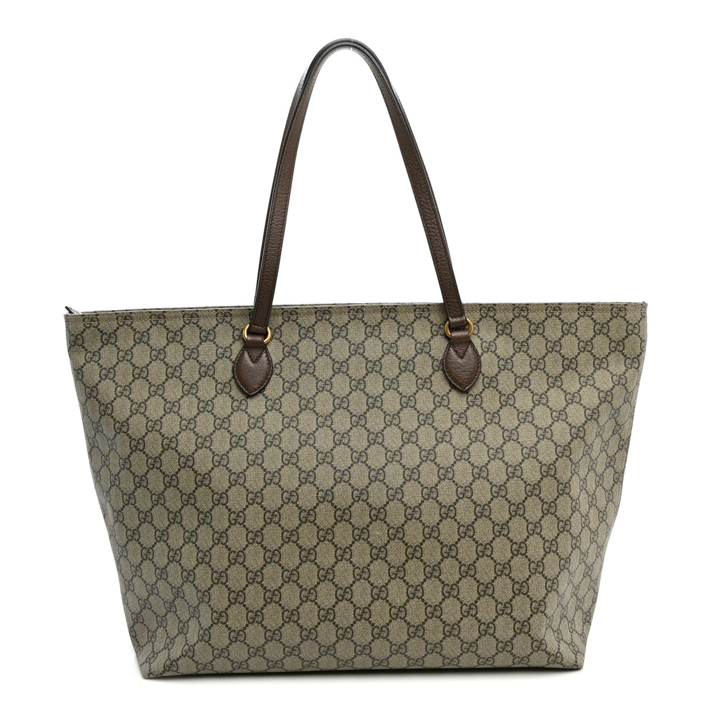 GG Supreme Monogram Medium Ophidia Shopping Tote Ebony