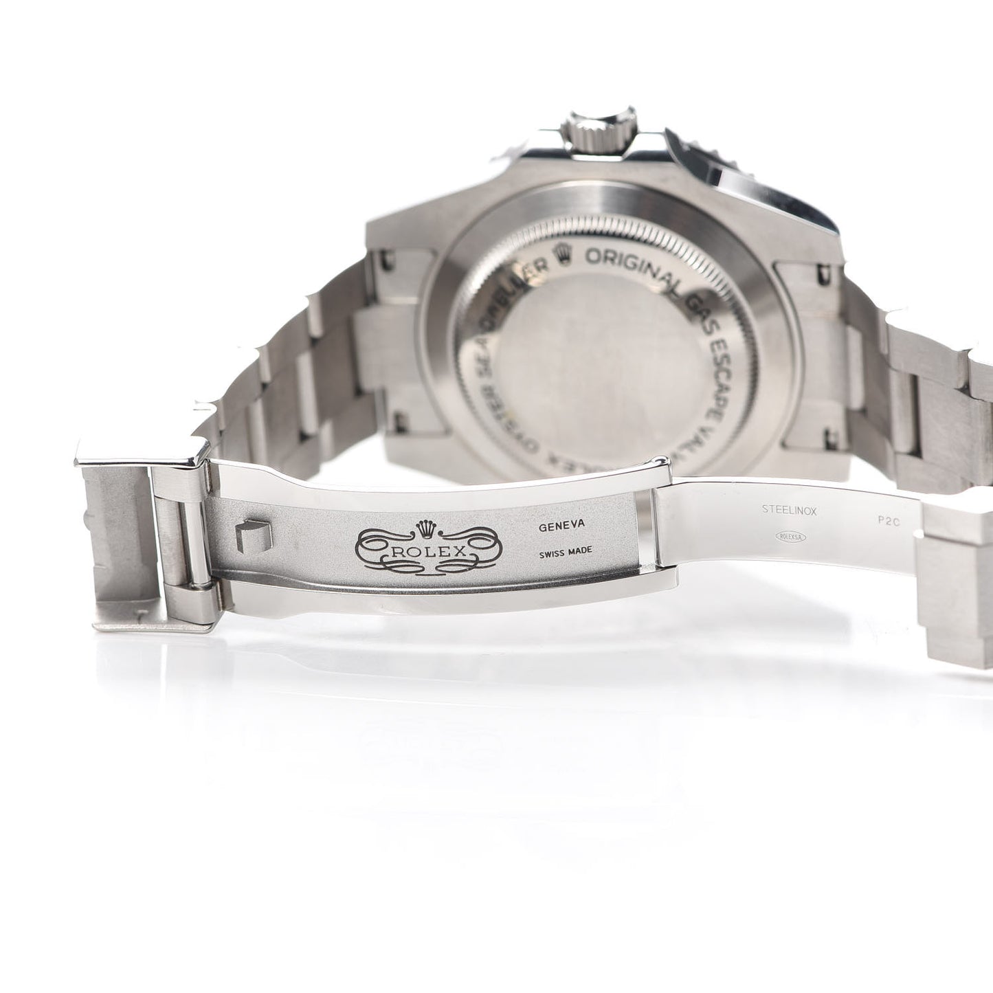 Stainless Steel 40mm Oyster Perpetual Date Sea-Dweller Watch Black 116600