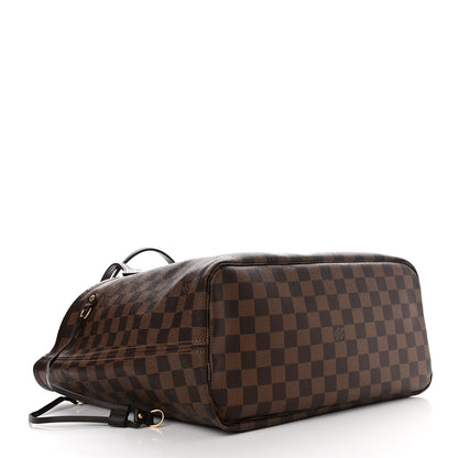 Louis Vuitton Damier Ebene Neo Neverfull MM Rose Ballerine 4 of 12