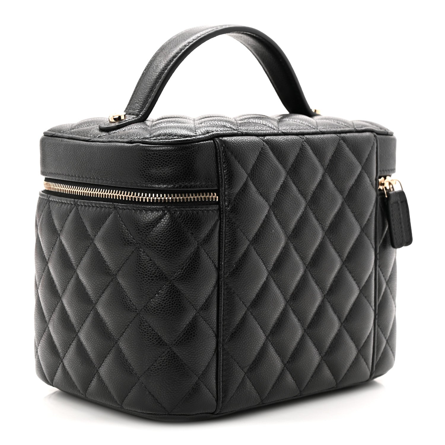 Chanel Caviar Quilted Large Vanity Pouch Black 4 of 8