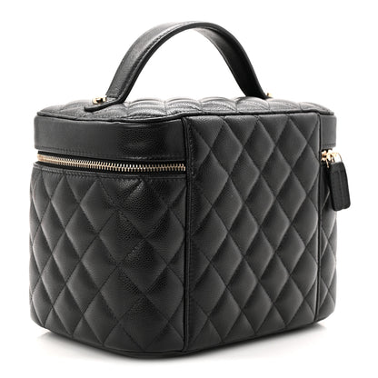 Chanel Caviar Quilted Large Vanity Pouch Black 4 of 8