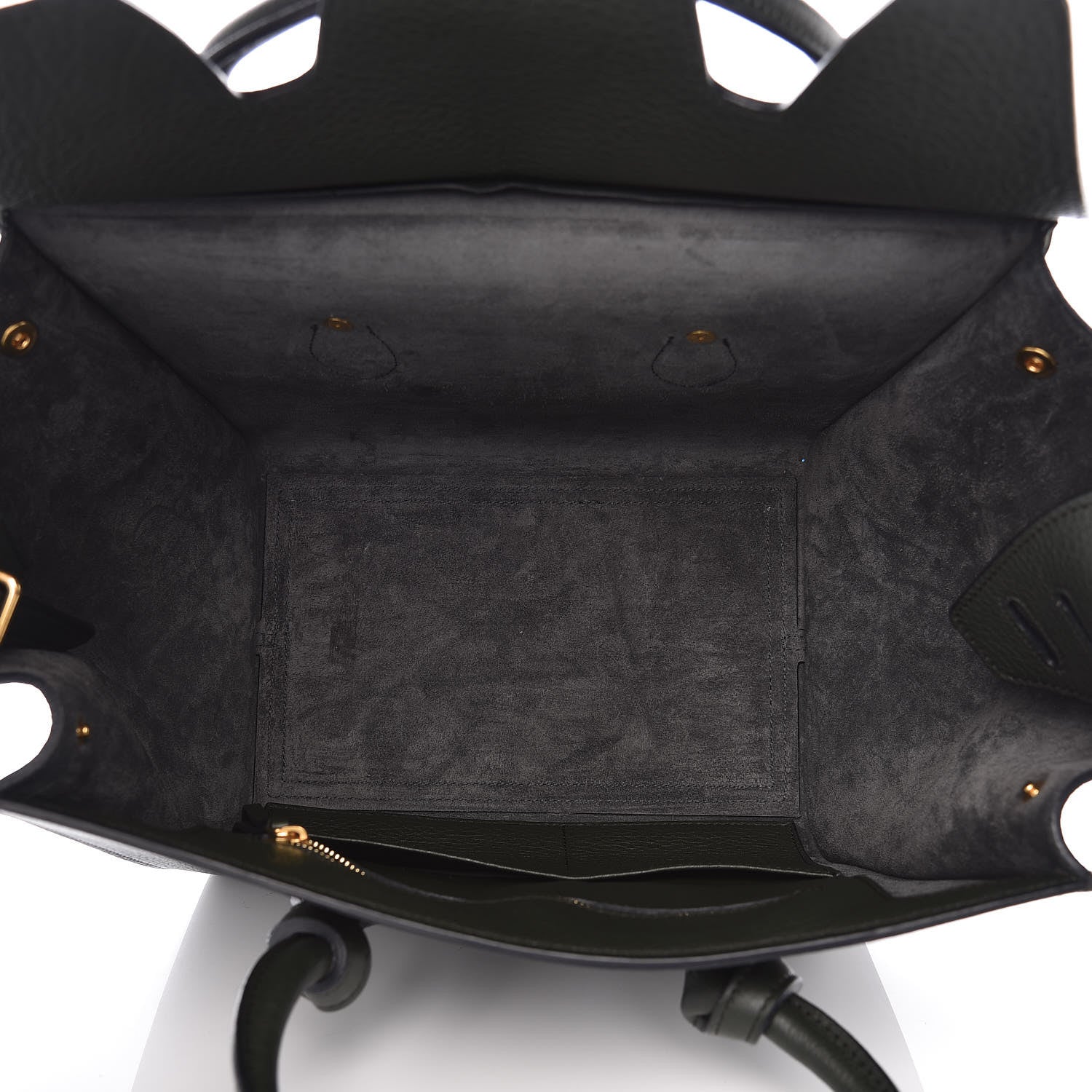 Celine Grained Calfskin Small Tie Knot Tote Anthracite 5 of 8
